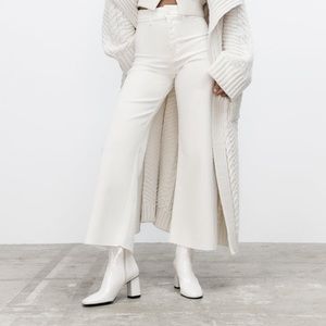 Zara Mariner Pants Off White